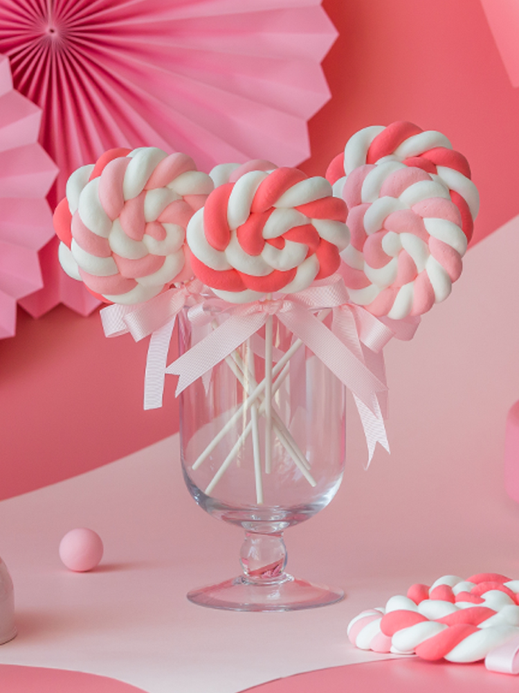 仿真棉花棒棒糖假蛋糕拍攝道具 糖果模型櫥窗裝飾模型 擺件 (8.3折)