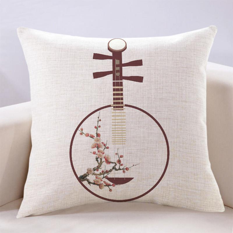 優雅古典中國風紅木沙發客廳裝飾抱枕