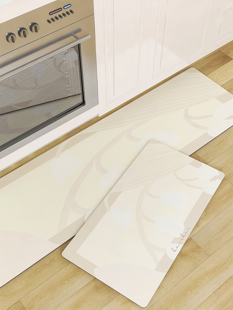 防水地毯防滑防油長條地墊可擦免洗簡約家用進門口腳墊子