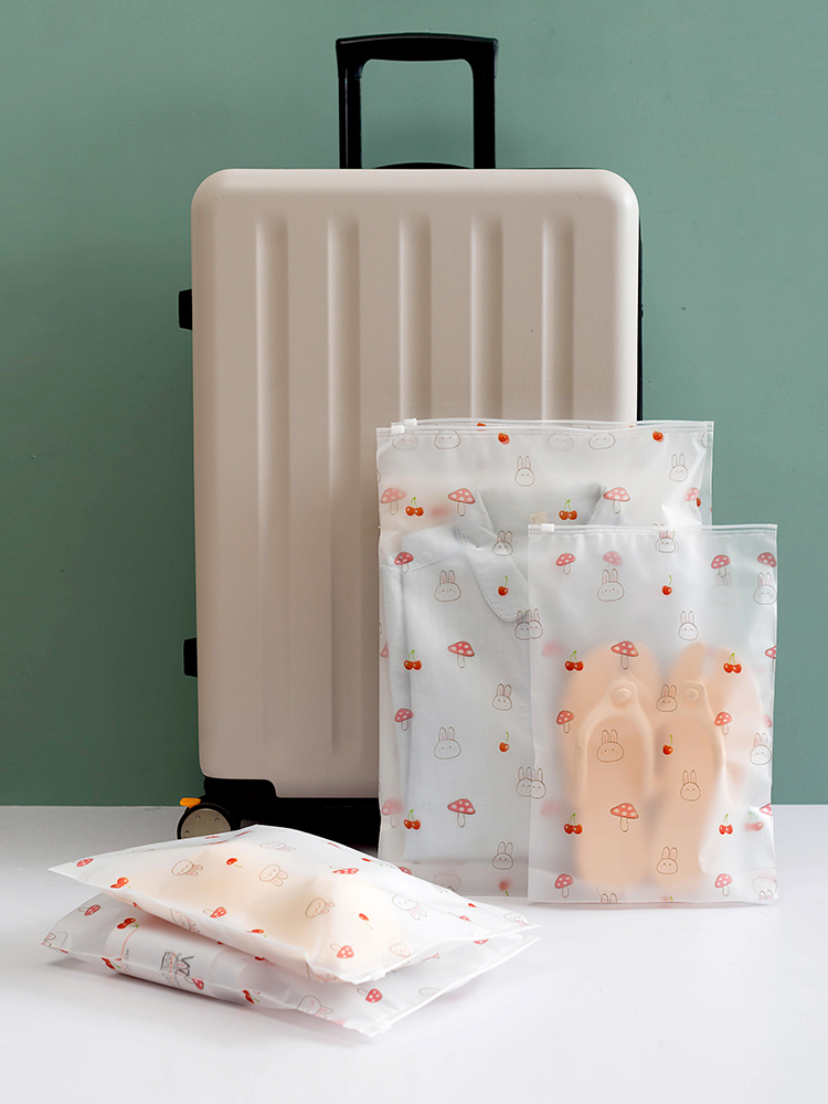 透明防水收納袋行李箱物品分裝適用於待產旅行嬰兒用品收納