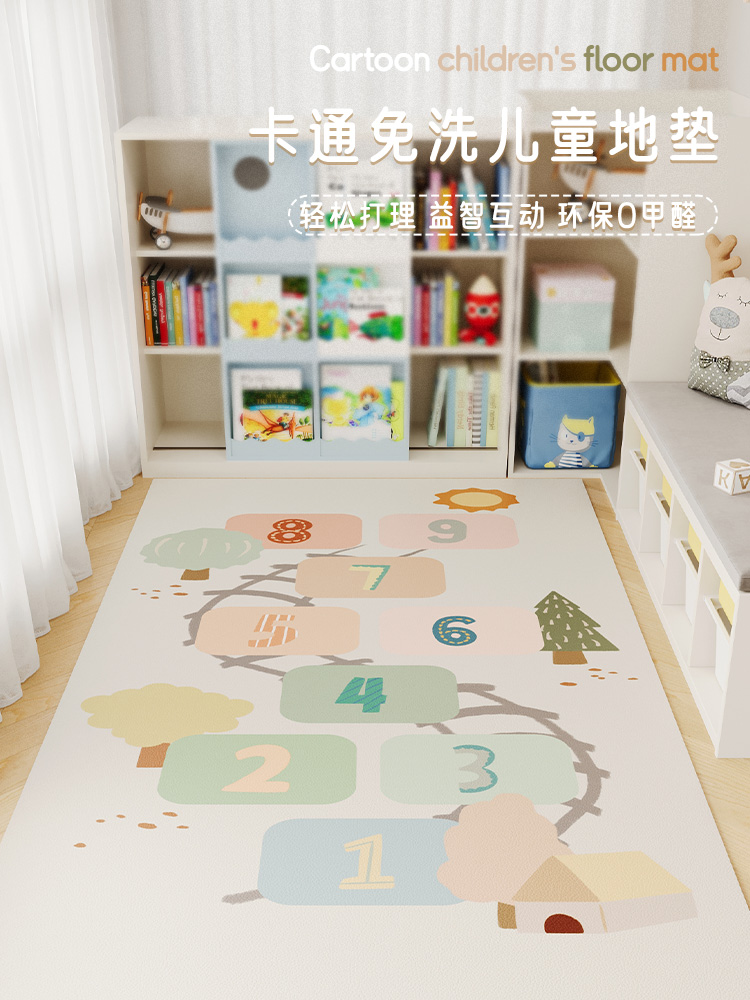 兒童遊戲地毯 高質感PVC材質 柔軟舒適 防水耐磨 安全無味 不同尺寸圖案任選