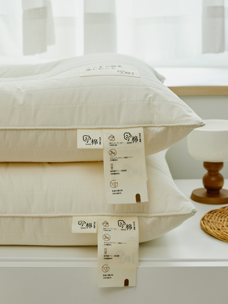 日式原棉護頸枕芯低枕頭蕎麥枕頭芯透氣羽絲棉矮枕芯成人枕頭內膽