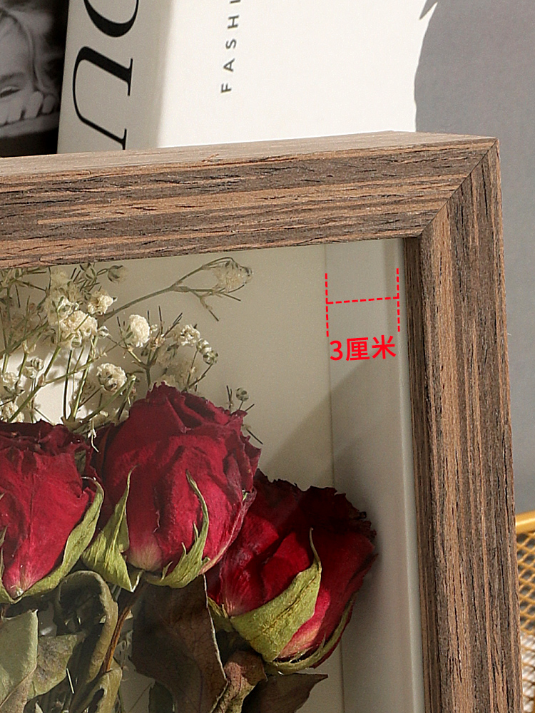 簡約現代木製相框立體裱畫框可掛可擺多種尺寸可選