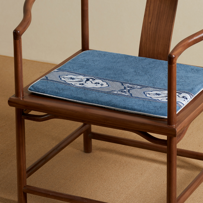 新中式風格布面茶椅墊四季通用紅木太師椅圈椅坐墊 (8折)