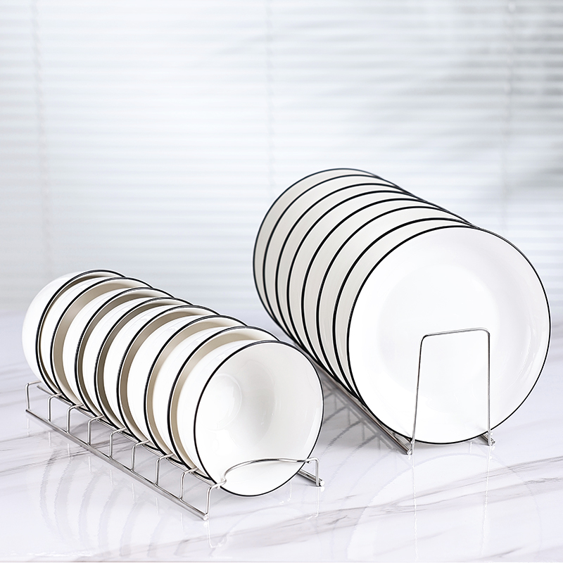 中式風格201不鏽鋼免打孔置物架 適合廚房碗盤收納 可拉出抽屜式設計 多款組合任你選