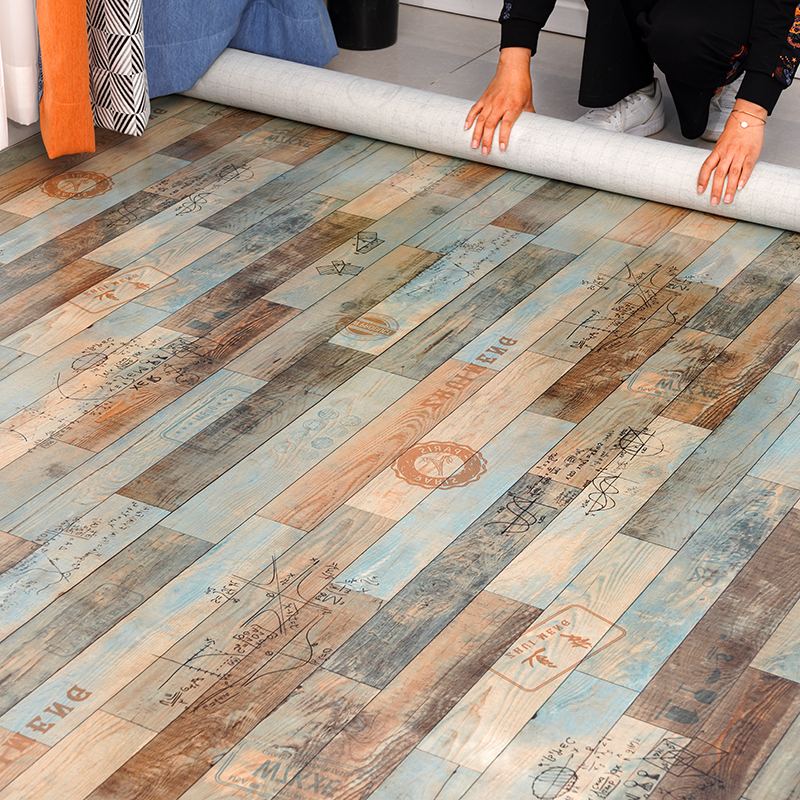 超值加厚地板貼 自粘家用木地板革 水泥地直接鋪 耐磨防水地板膠墊地貼紙