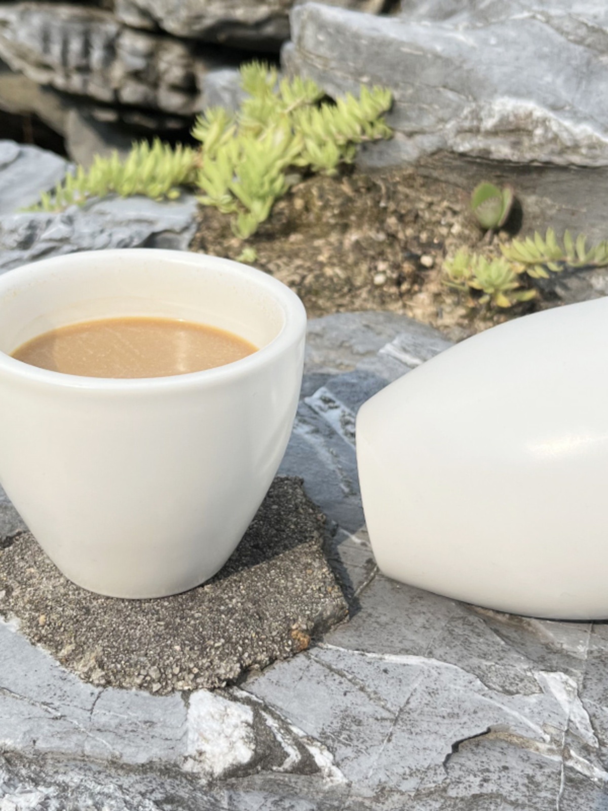 日式風格陶瓷咖啡杯加厚啞光拉花設計適合下午茶使用