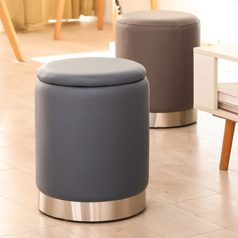 簡約時尚矮凳 多種顏色 材質 科技布 適用客廳臥室化妝檯 北歐風格