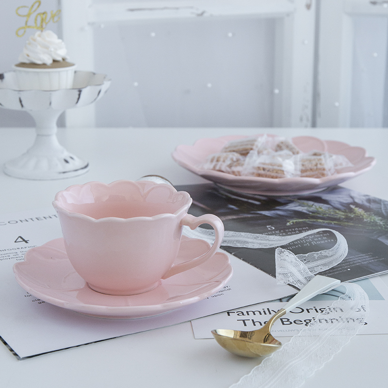 日式風格手工陶瓷濃縮咖啡杯碟套裝高檔精緻奢華下午茶水杯子