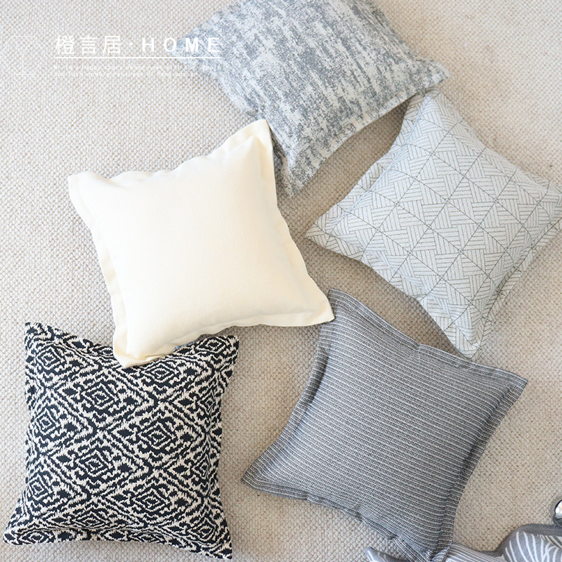 時尚現代客廳簡約風幾何圖案抱枕 舒適午睡靠墊
