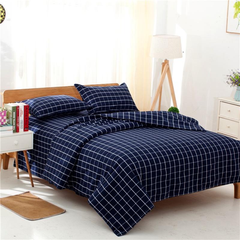 錚舍床上用品四件套簡約風格蓄熱保暖適用單人雙人床