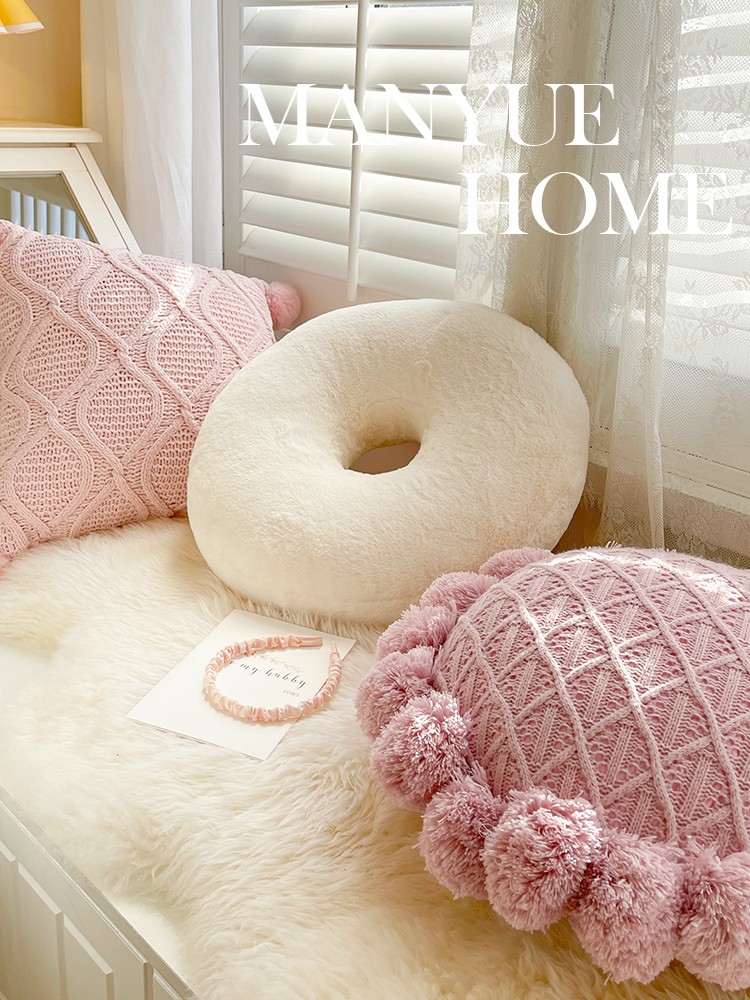北歐 ins 可愛飄窗抱枕 沙發裝飾靠墊含芯客廳臥室床頭