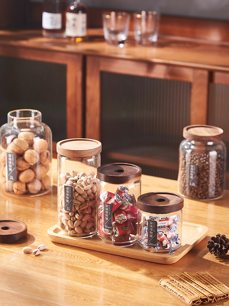 歐式田園風密封罐儲物糖果零食收納茶葉陳皮咖啡豆儲存罐