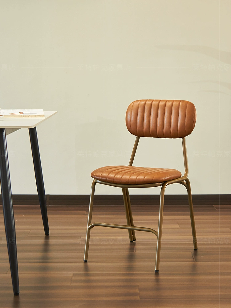 美式復古鐵藝餐椅 工業風 簡約咖啡廳餐廳餐桌椅 商用餐飲飯店凳 (5.7折)