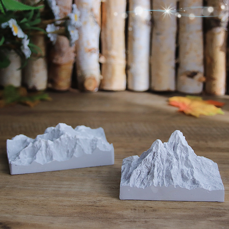 富士山珠峰阿爾卑斯山硅膠石膏混凝土水泥滴膠擴香擺件模具