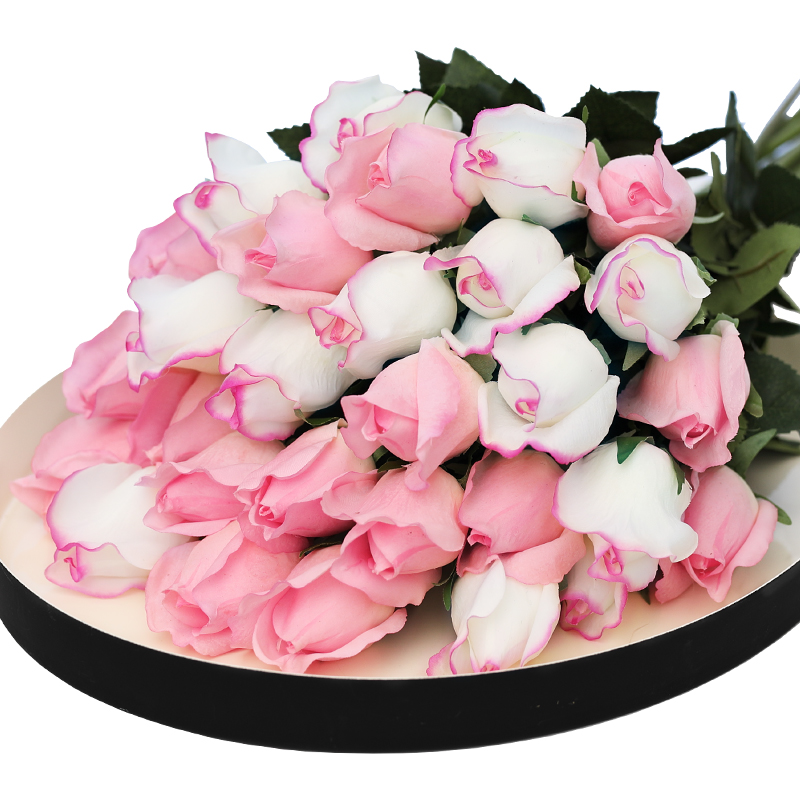 客廳餐桌花藝佈置擺件 質感絹布玫瑰花苞仿真花束裝飾