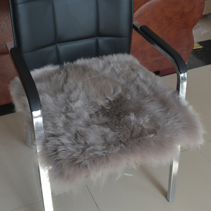 純羊毛皮毛一體減壓椅墊舒適柔軟加厚保暖