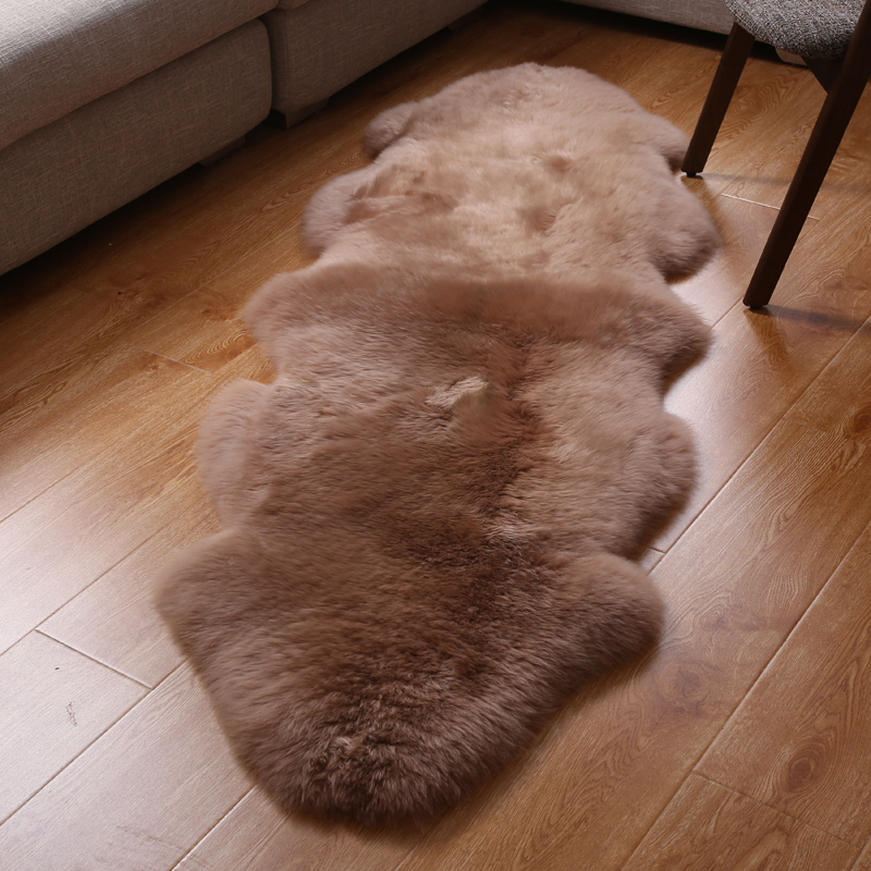 澳洲整張羊毛地毯歐式沙發坐墊客廳臥室床邊毛毯地墊