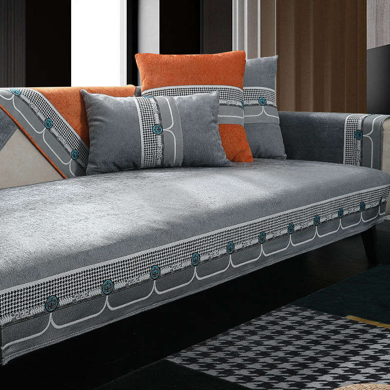 北歐風格時尚簡約防滑沙發墊高品質材質四季通用
