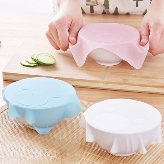 食品級硅膠保鮮蓋 保鮮膜蓋 萬用碗蓋密封蓋可重複使用
