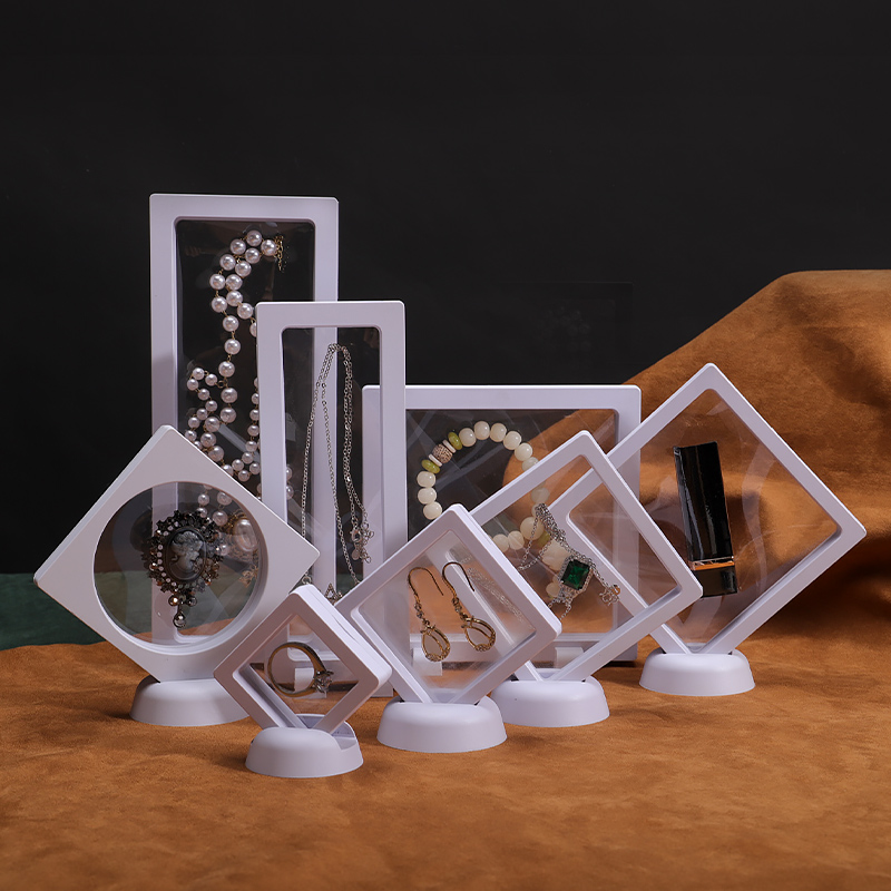 首飾懸浮盒透明壓克力手串PE薄膜展示收納盒 (0.5折)