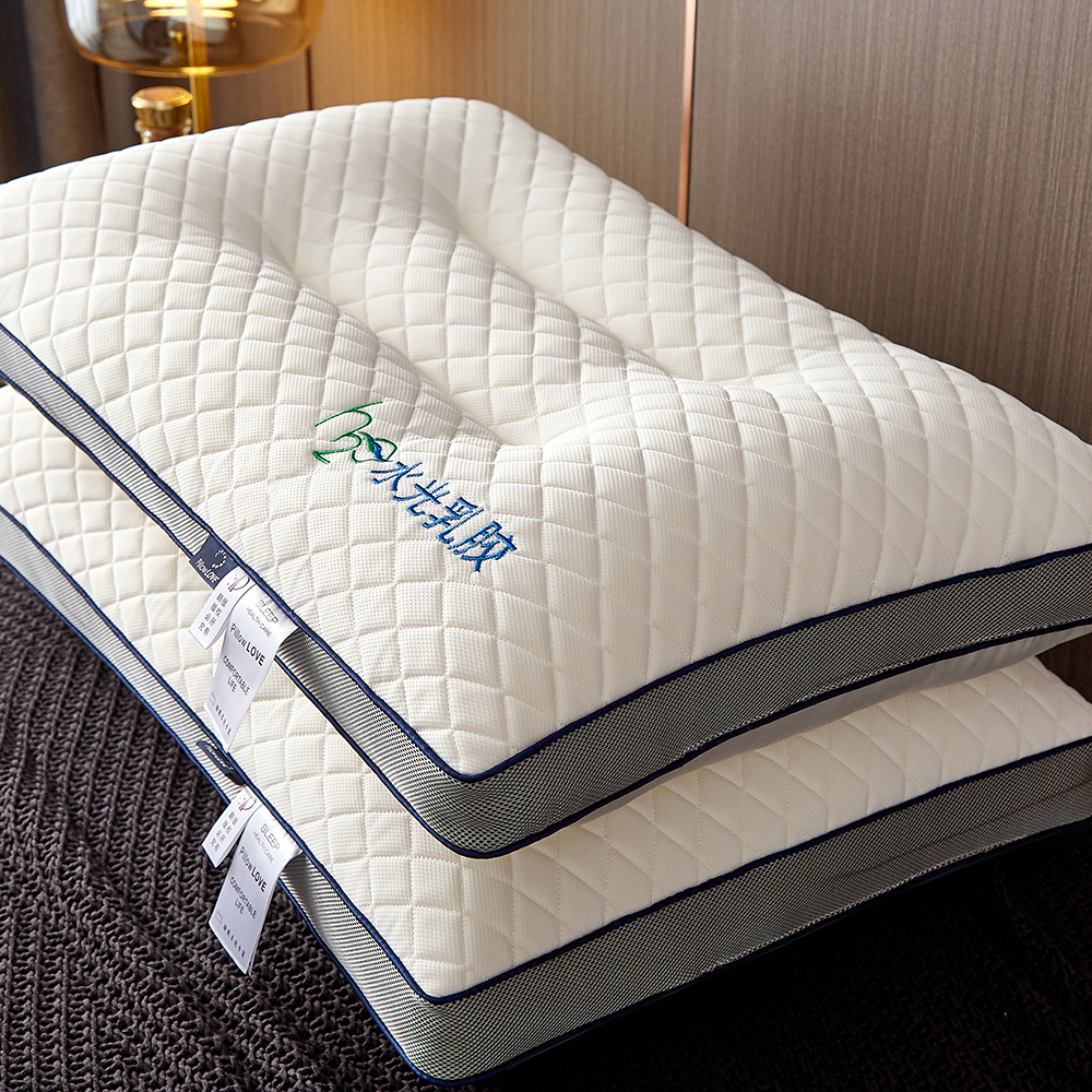 助眠好物 泰式乳膠單人定型枕 棉質舒適枕頭