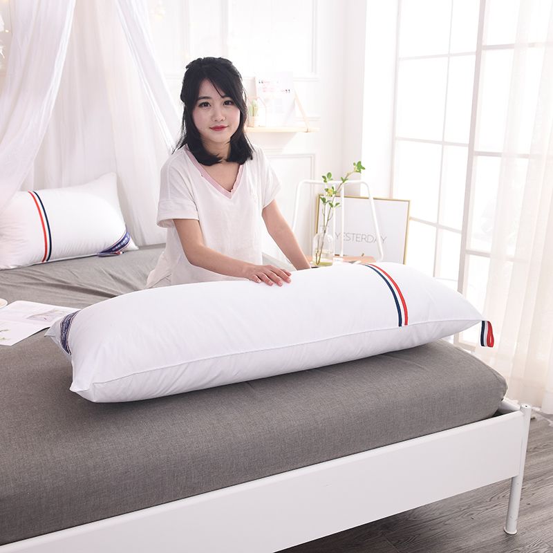 情侶2人羽絨絨可水洗純棉枕芯 讓您睡眠更舒適