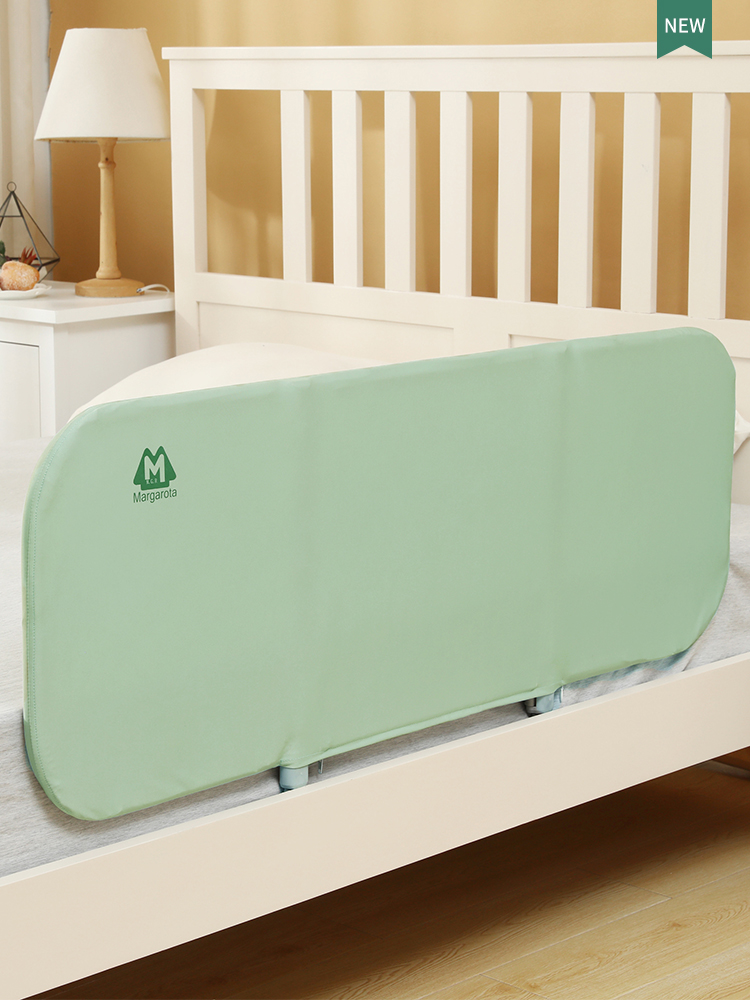 嬰兒床護欄 單面 可摺疊 120cm 免安裝 寶寶防摔 床邊安全圍欄 margarota