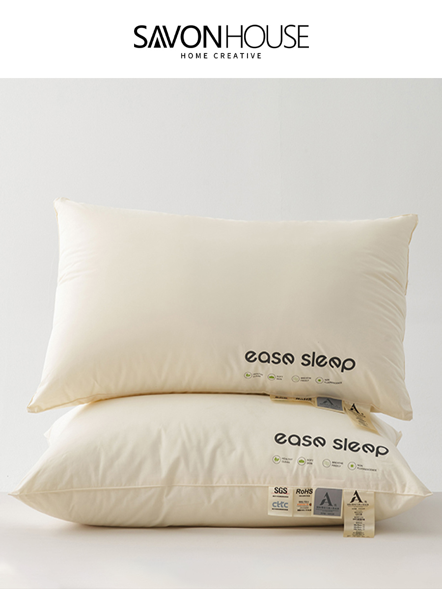 全棉80支護頸椎枕芯易眠超軟舒睡枕頭家用睡覺專用純棉助睡眠