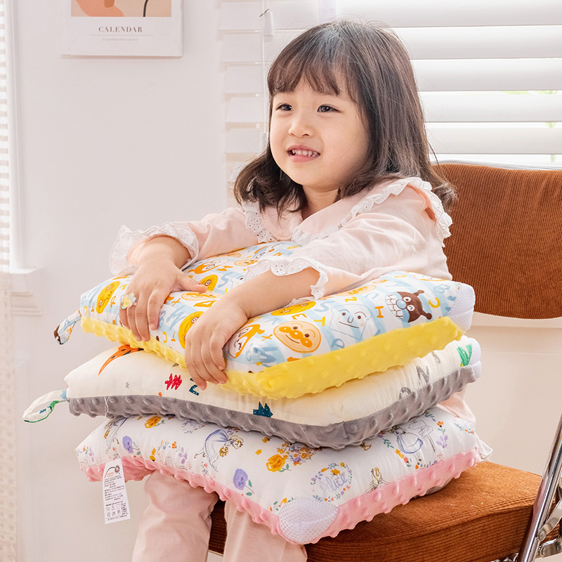 兒童安撫豆豆枕頭  棉質透氣  嬰兒定型枕  1歲到14歲  幼兒園到小學生適用 (8.3折)