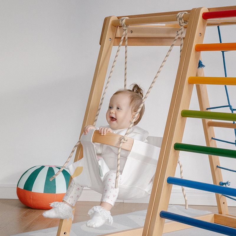 avdar 幼兒鞦韆吊椅風格小巧可愛材質溫潤舒適適合26歲兒童室內居家休閒好選擇