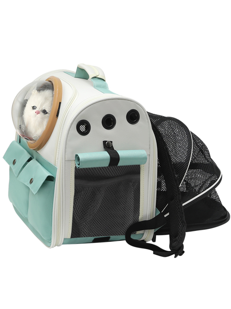 貓包可擴展便攜外出手提太空艙超大容量透氣雙肩四季寵物貓咪背包