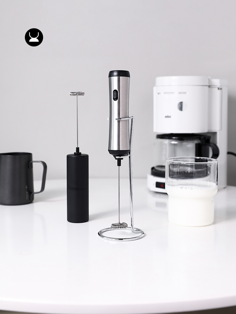 usb充電式奶泡機家用打奶泡器電動咖啡打泡器