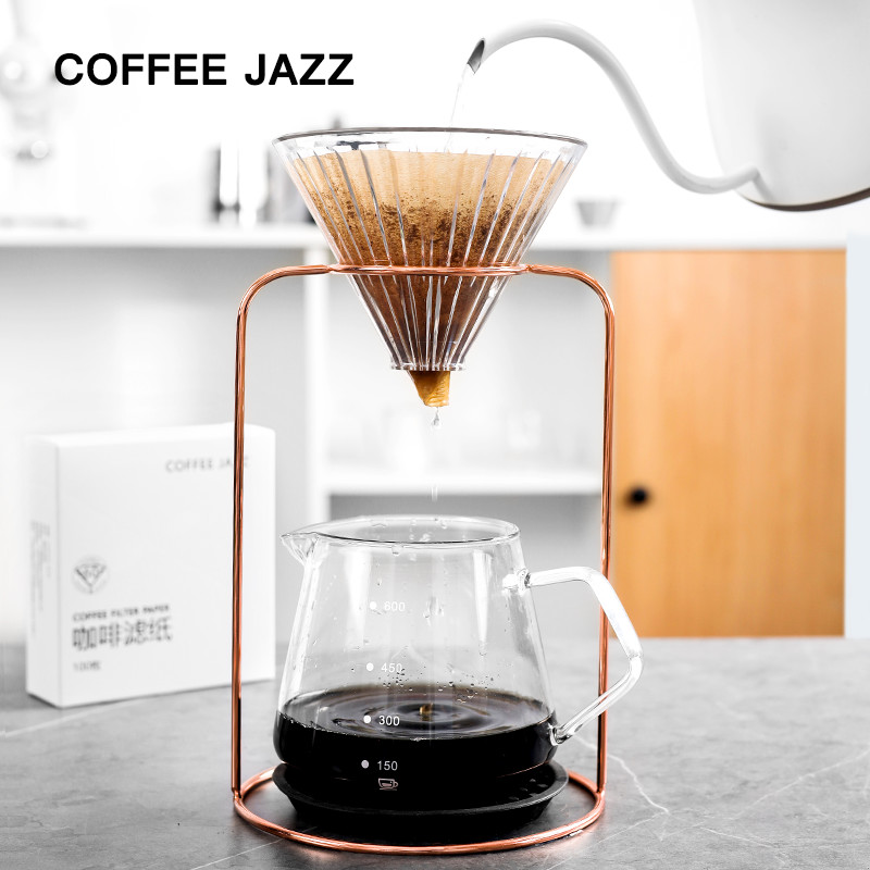 復古風手衝咖啡壺支架單孔設計讓您輕鬆沖煮咖啡 (6.2折)