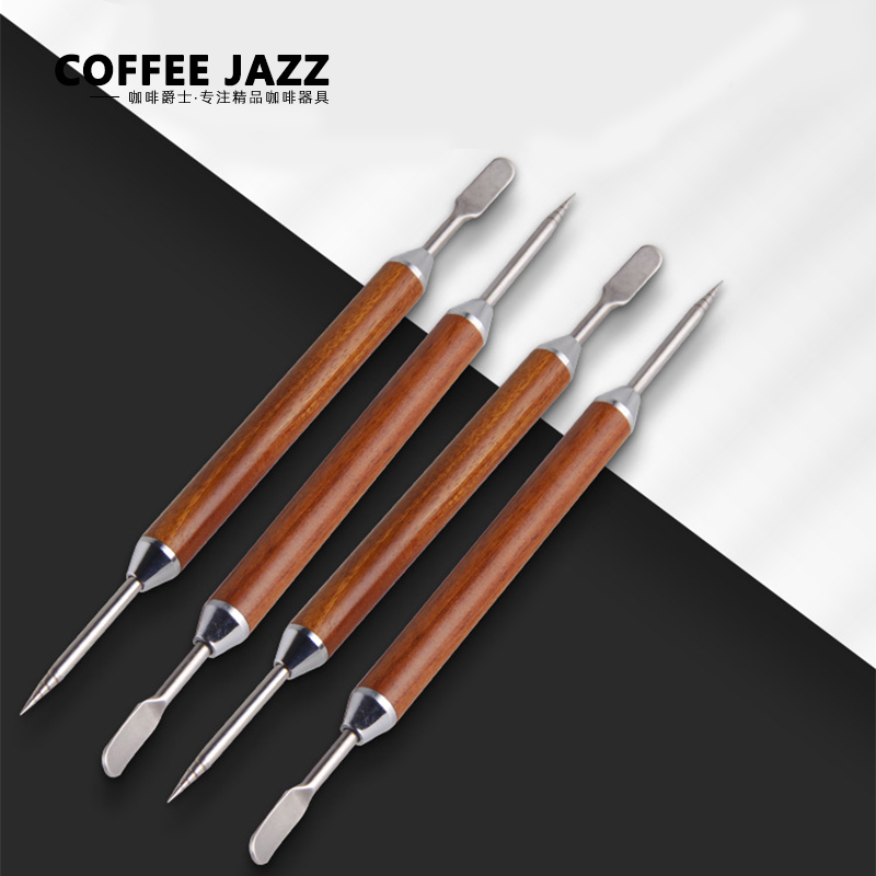 COFFEE JAZZ 多樣配色 拉花針 手柄勾花針 不鏽鋼拉花棒神器 套裝任選 (4.4折)