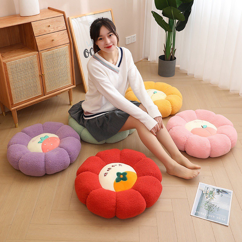 創意仿真水果圓形坐墊讓您享受舒適的居家生活