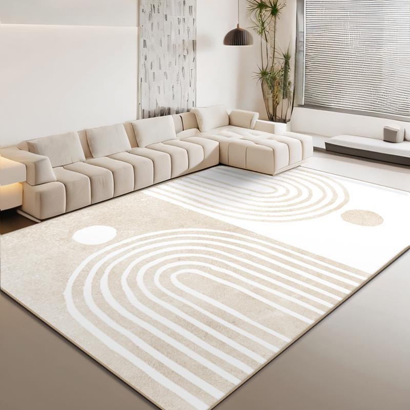 簡約現代風格地毯混紡材質機織工藝時尚大氣適用客廳臥室等多種空間