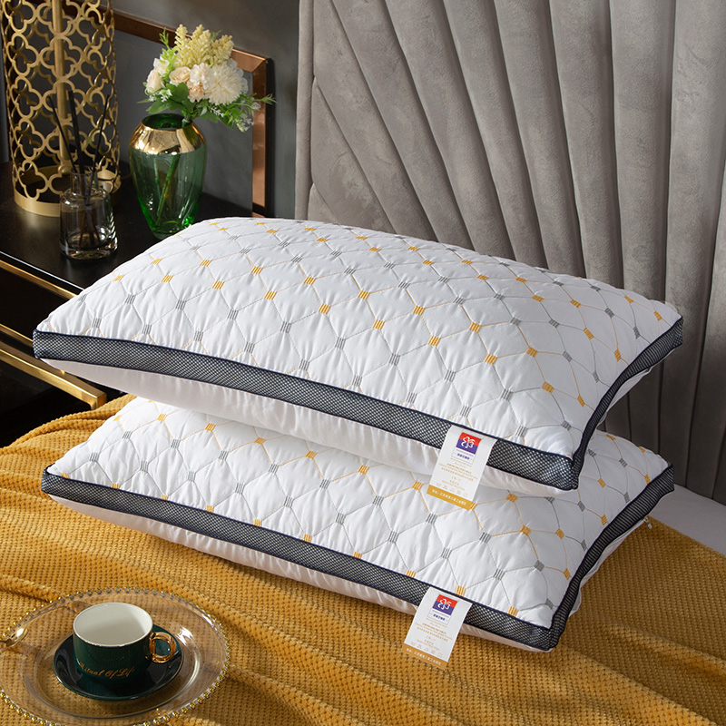 水立方羽絲絨舒適單人枕芯多款顏色任選讓您一覺好眠