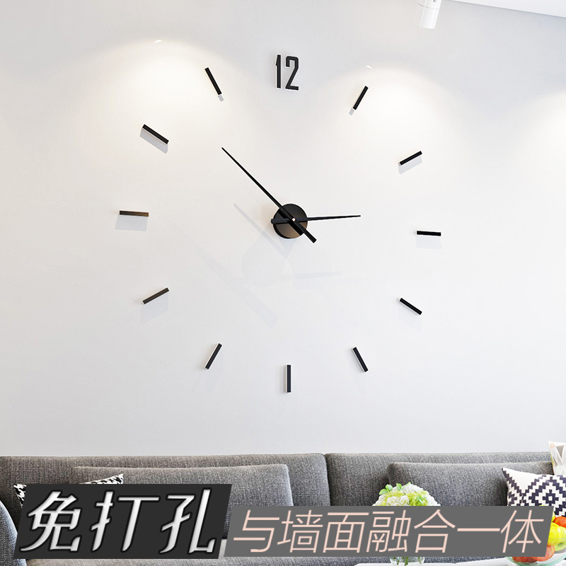 現代感壓克力掛鐘裝飾客廳牆壁簡約北歐風格個性創意藝術時鐘