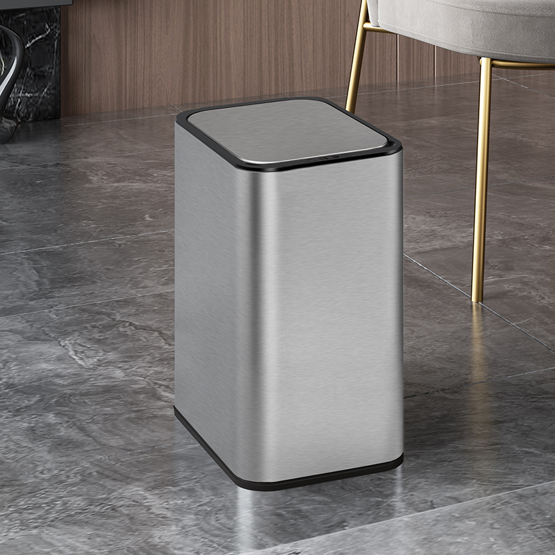 不鏽鋼智能感應垃圾桶家用帶蓋衛生間客廳辦公室大號容量多款尺寸滿足不同需求
