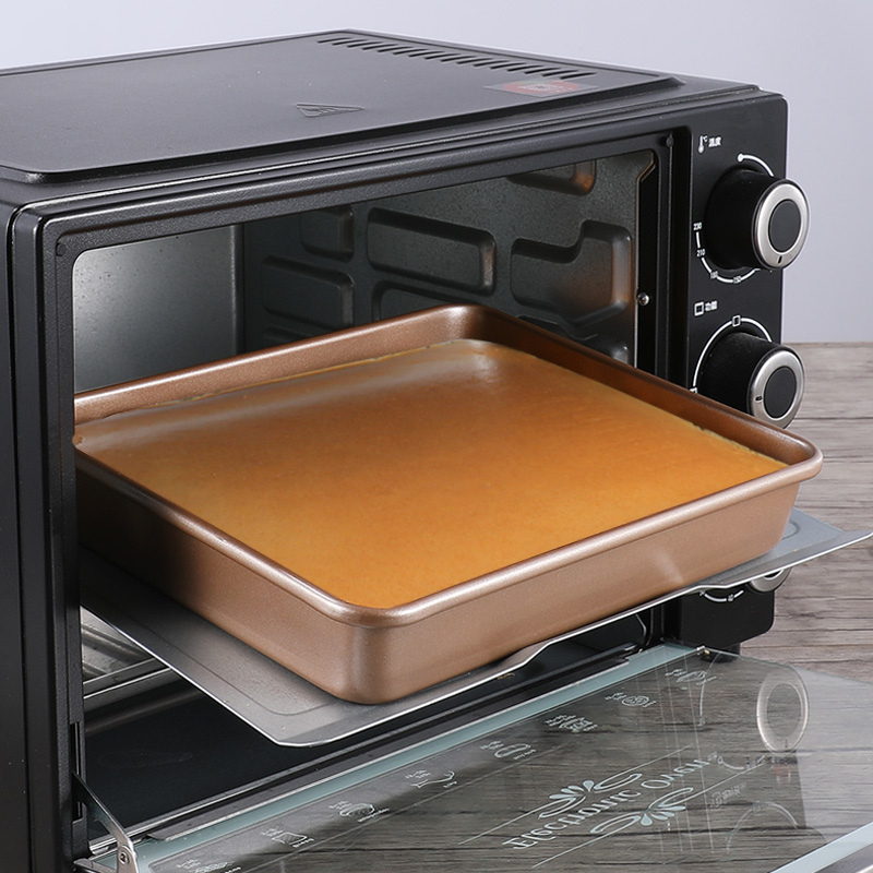 中式不鏽鋼烤盤烤箱用具家用方盤鐵盤子平盤託盤商用烤盤
