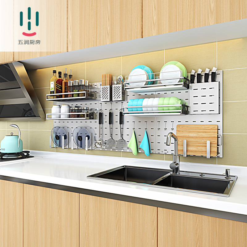 廚房好幫手五潤304不鏽鋼置物架多種分類打造整潔廚房