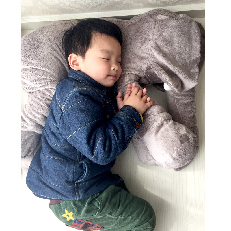 軟綿綿大象玩偶 安撫嬰兒兒童 舒適枕頭可愛抱枕