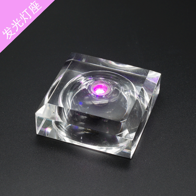 K9水晶球造型發光燈座展示臺居家創意擺件禮物 (8.3折)