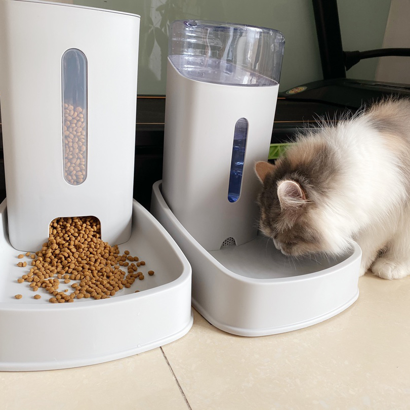 貓咪自動飲水機 不插電流動餵食器 寵物用品