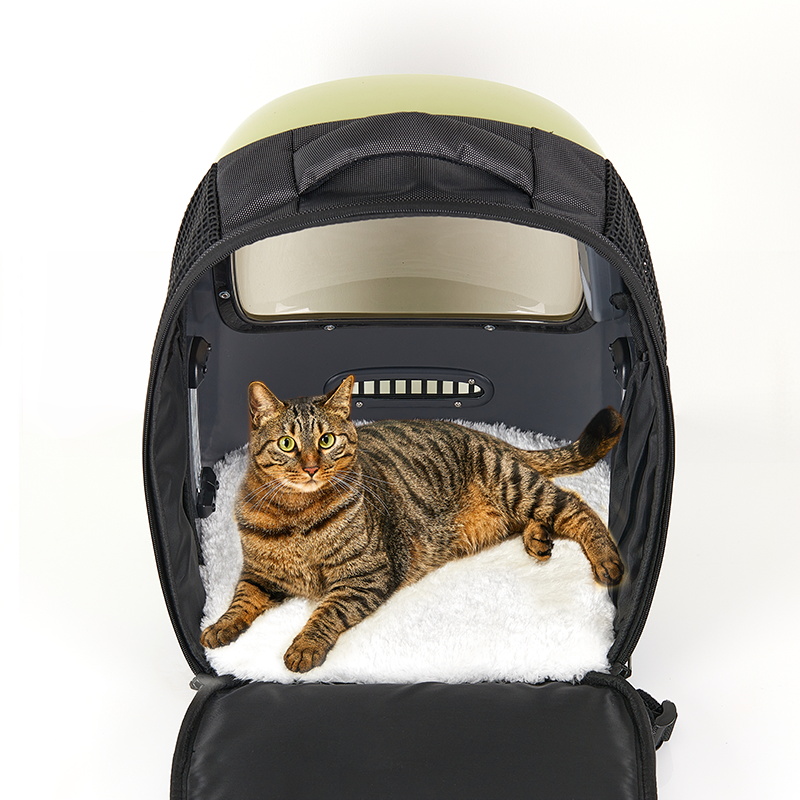 小佩貓包暖絨墊 冬天保暖外出便攜 太空艙寵物雙肩揹包 冬季貓咪揹包