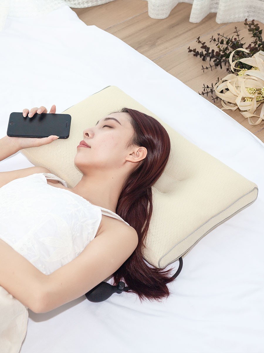 頸部保健神器富貴包專用PE軟管枕 促進睡眠 蕎麥加熱音樂枕頭 (8.3折)