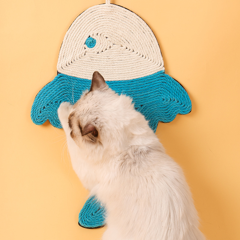 貓抓板貼牆不掉屑磨爪墊可愛掛牆沙發耐磨蹭癢貓咪用品 (5.6折)