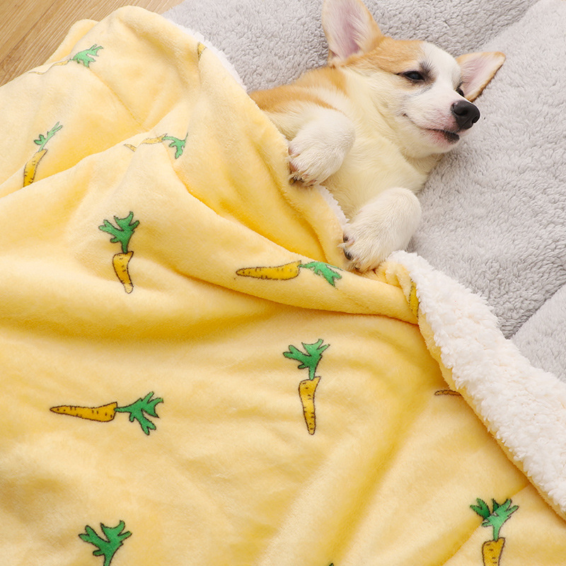 寵物小被子狗毯子睡覺專用貓咪毛毯冬天保暖加絨小型犬狗窩墊貓墊 L尺寸 (7.2折)