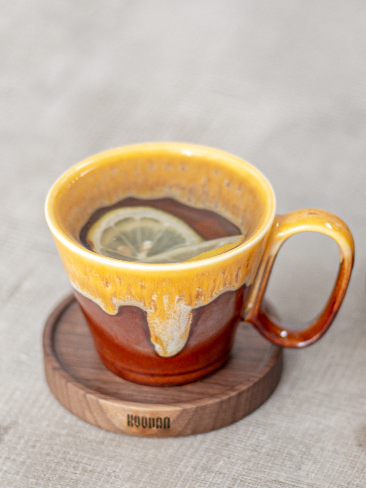 窯變意式濃縮拿鐵陶瓷咖啡杯中式風格質感細膩讓您享受愜意咖啡時光